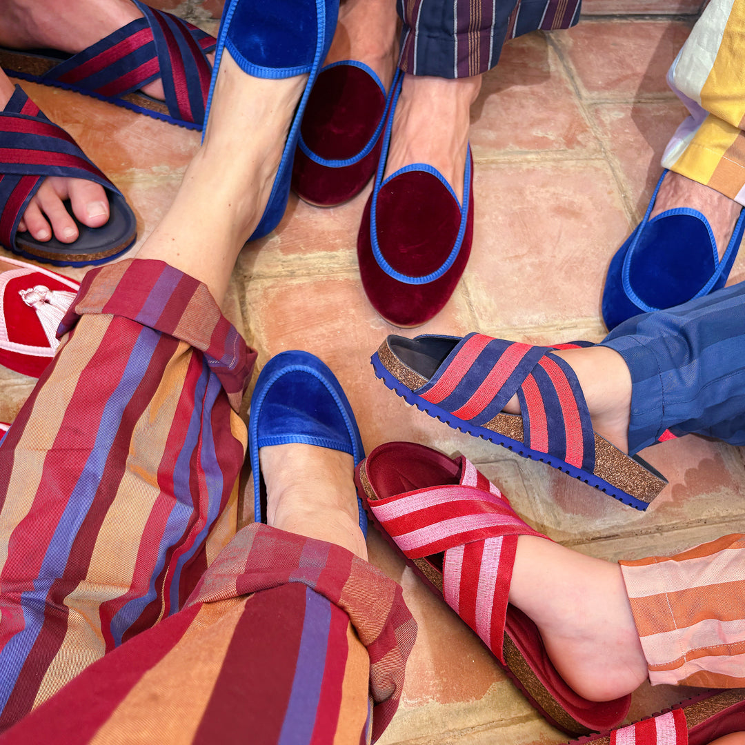 Bleu Bisou Flats