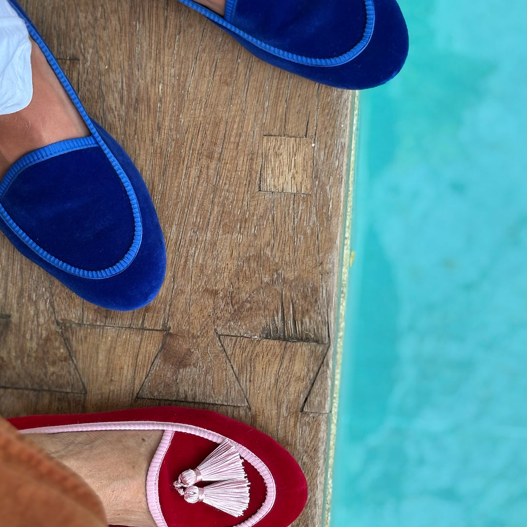 Bleu Bisou Flats