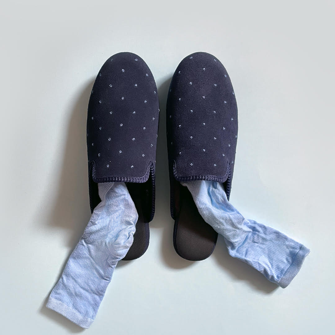Midnight Dot Slipper
