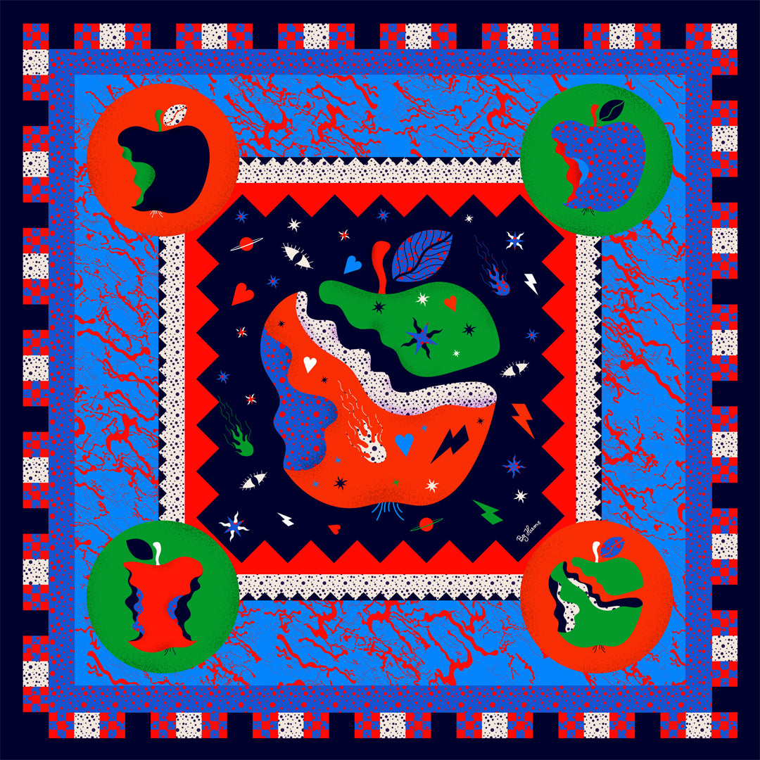 The Hums Apple Scarf