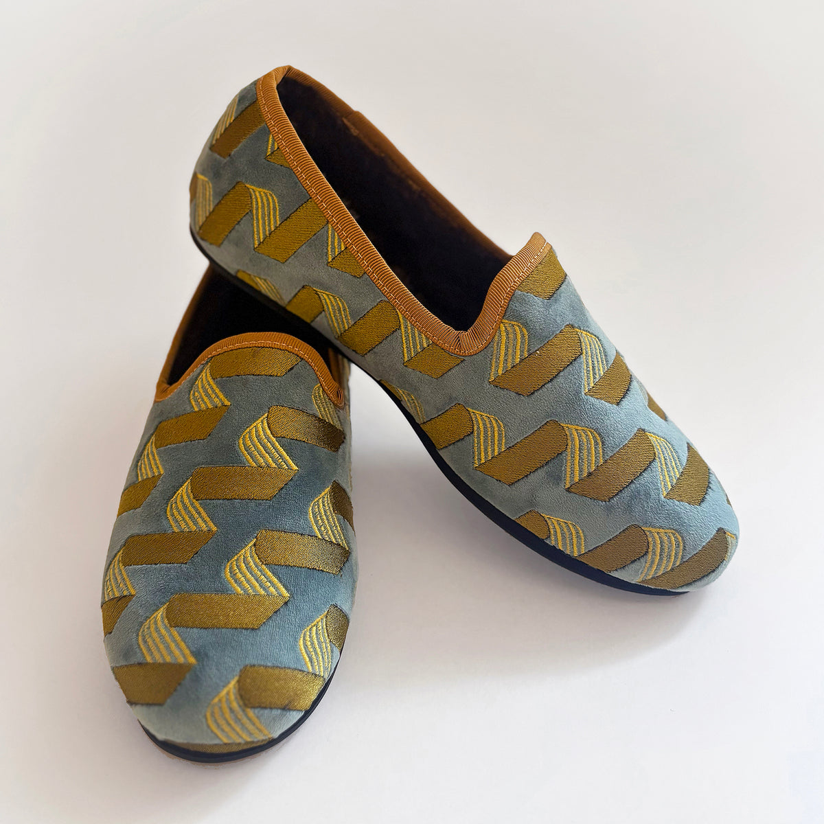 Folded Ribbon Loafer - Teklan x Hums