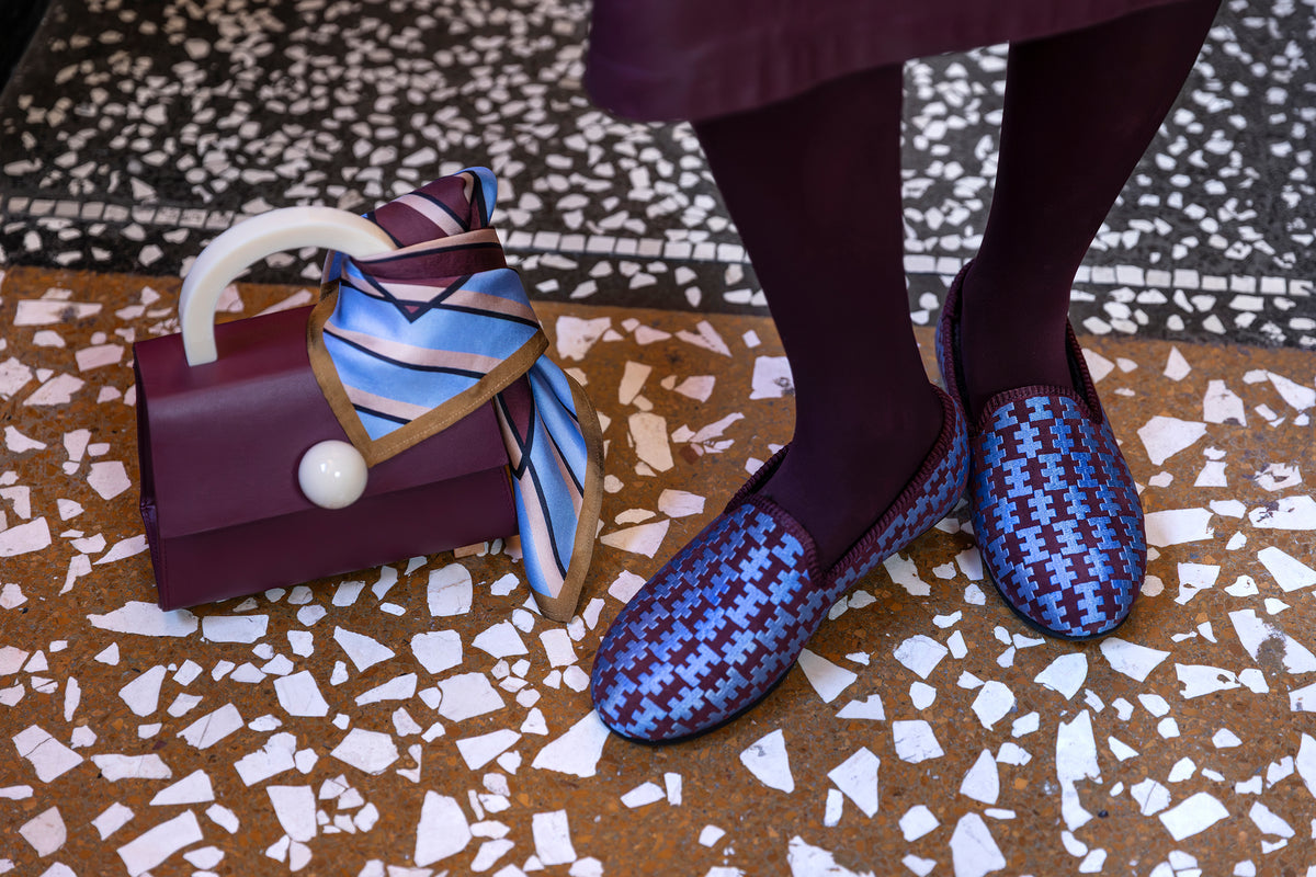 Totem Checker Loafer - Teklan x Hums