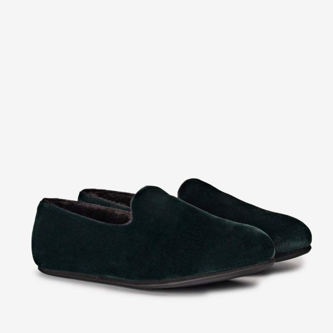 22 Green Velvet Loafers